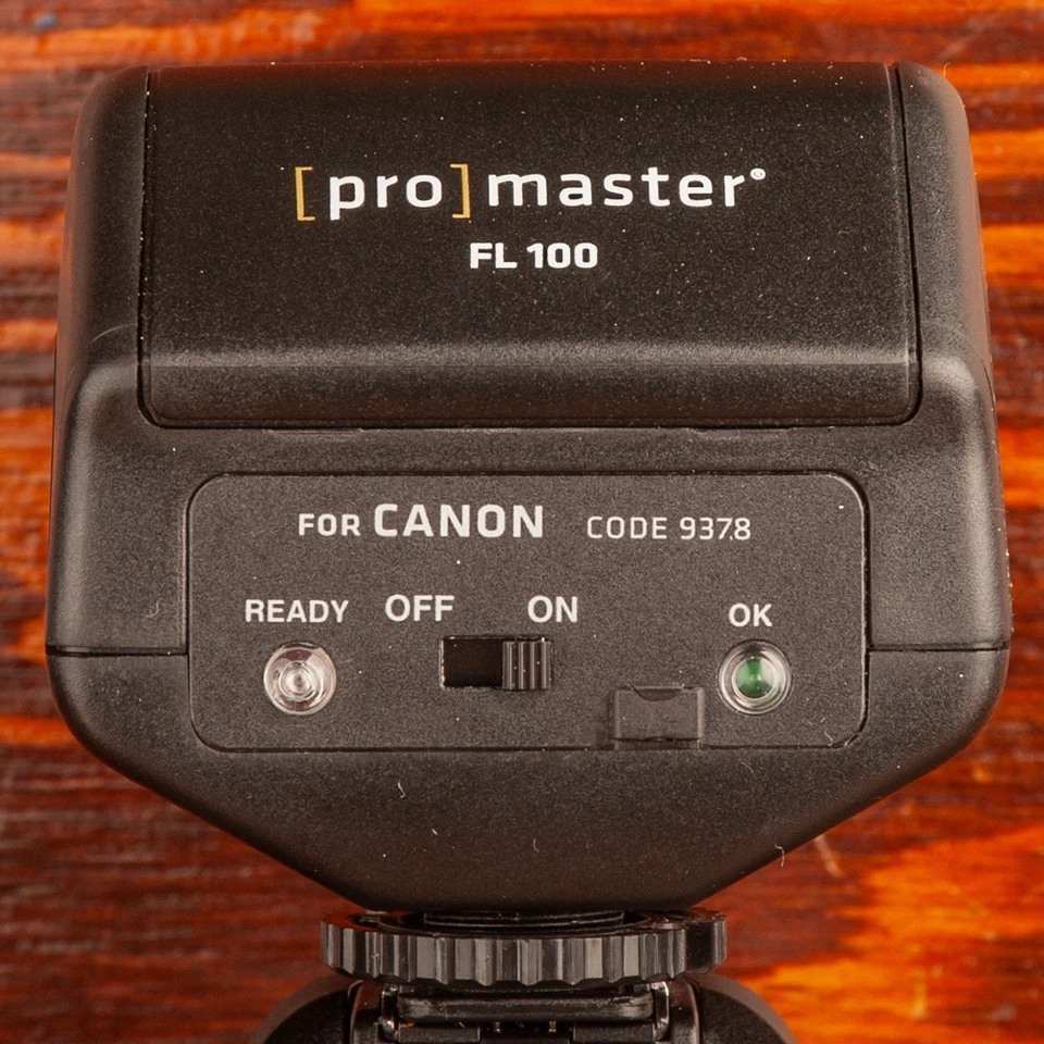 Promaster FL100 Hot Shoe Mount Electronic Flash For Canon Cameras - Image 4 of 4
