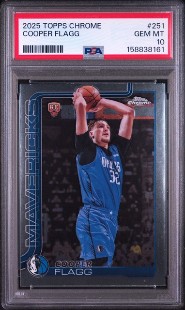 2025-26 Topps Chrome - Cooper Flagg #251 (RC)! PSA 10 📈💎