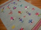 MODERND  ANATOLIA FLATWAVE KILIM GEOMATRIC HUNTING DESIGND 4x6 RUG — photo 9