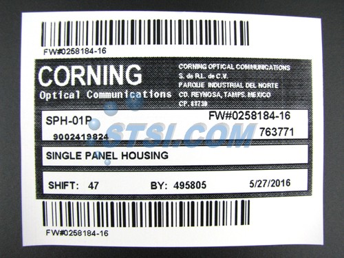 Corning Single-Panel Housing Wall-Mountable Black, for 1 CCH Panel SPH-01P ~STSI - Picture 5 of 7