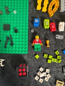 LEGO 3839 Race 3000 Game Incomplete Set Parts Only