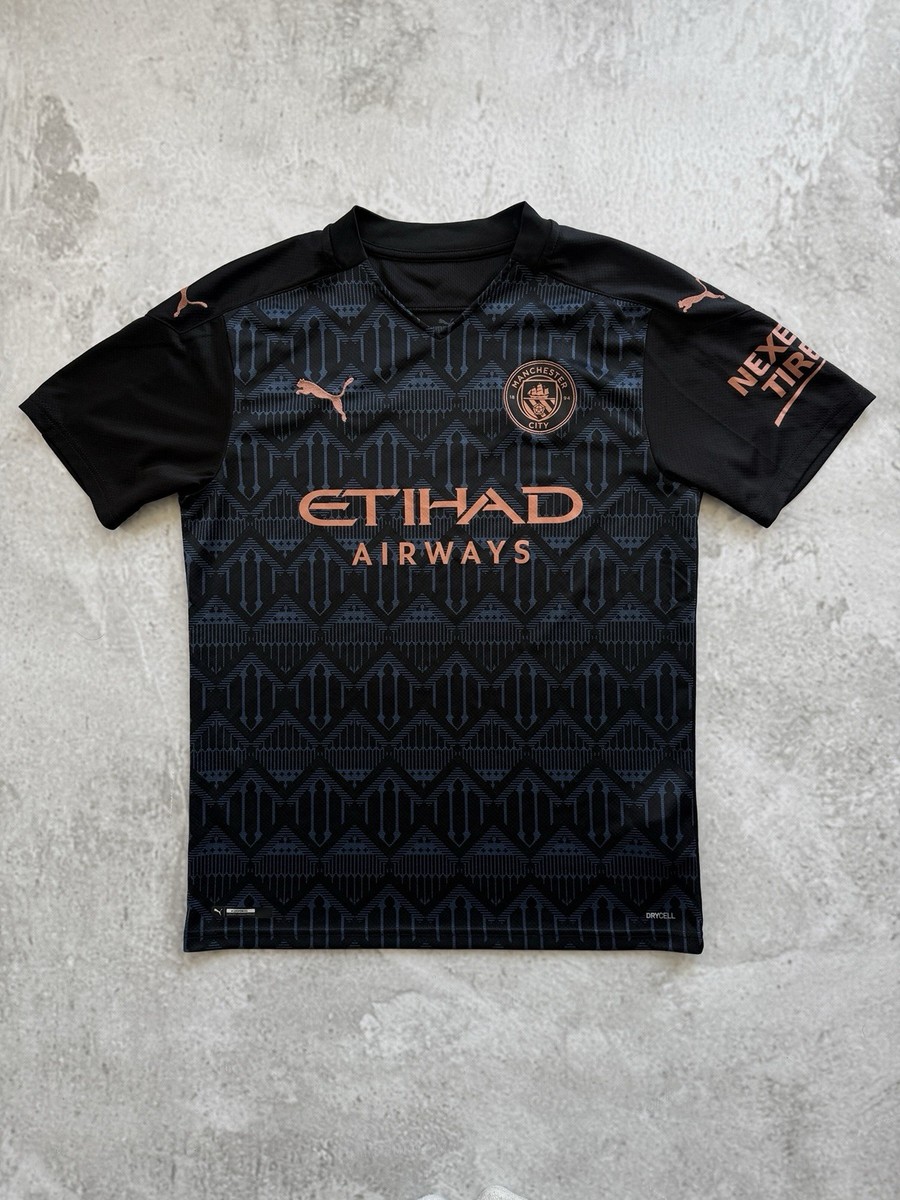 MANCHESTER CITY 2020 2021 AWAY FOOTBALL SHIRT SOCCER JERSEY PUMA