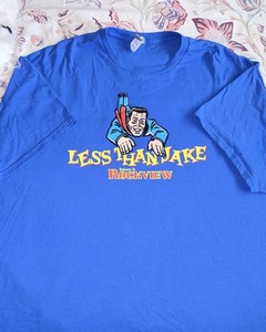 T-shirt Less Than Jake Heavy Cotton - Unisexe, Neuf Avec étiquettes | Vintage Apparel CO