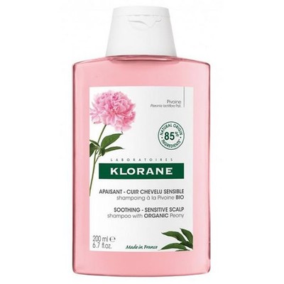 Klorane Beruhigendes und Anti-Irritating Shampoo Pfingstrose 200ml
