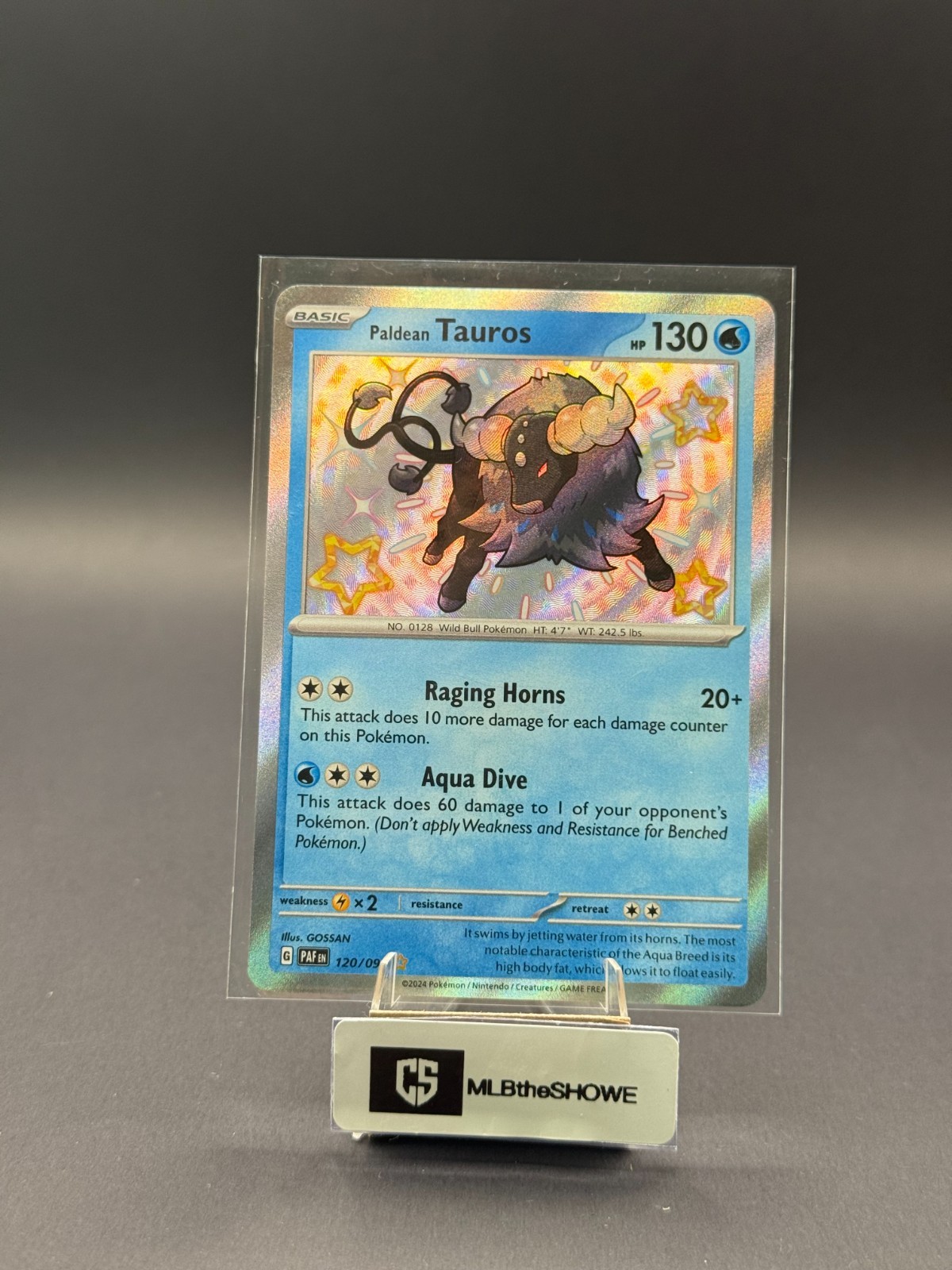 Paldean Tauros Pokemon Paldean Fates 111/091 Near Mint