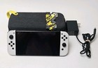 New ListingNintendo Switch Oled Video Game Console Heg-001 Minty with Charger, Pokemon Case