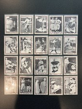 1975 PRAGER MCCALLUM TY COBB BASEBALLS GREATEST PLAYER 20 CARD SET RUTH DIMAGGIO