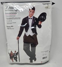 Dreamguy Mens 2 Piece Gatsby 1920s Tux Costume Size Medium