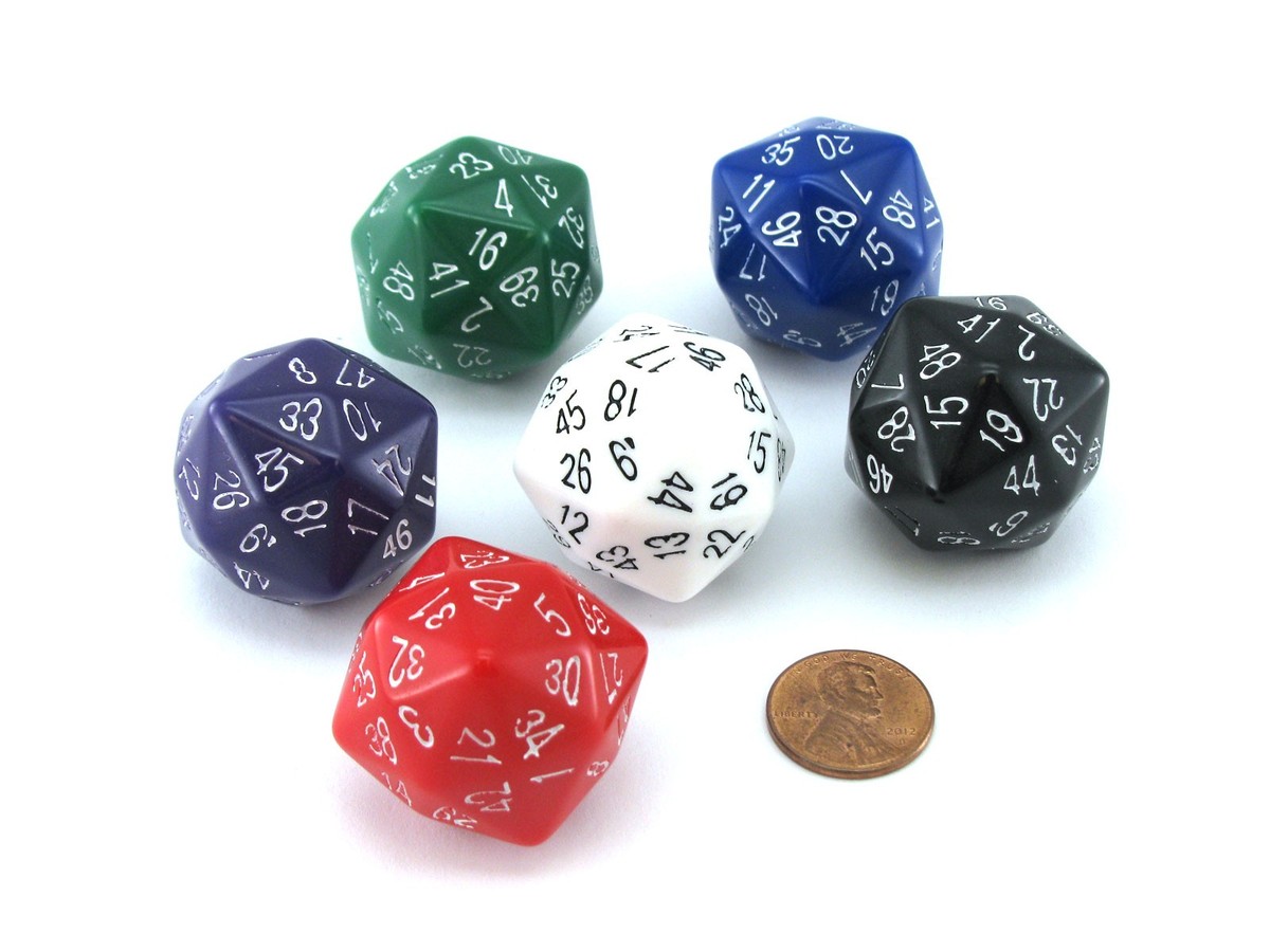 Dicekay Chessex: Opaque - Pastel Yellow/Black - Polyhedral 7-Die Set
