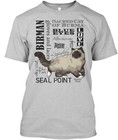 Birman Sacred Cat Of Burma T-Shirt Made in the Usa Size S to 5Xl
