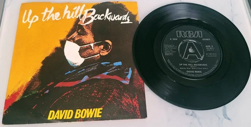 David Bowie ‎– Up The Hill Backwards RCA ‎– BOW 9 UK 7inch Vinyl 45 single