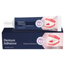 Denture Adhesive Creams Full Or Partial Dentures New;`