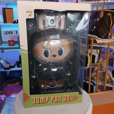 Popmart Labubu Jump For Joy Vinyl Plush Doll Large Size