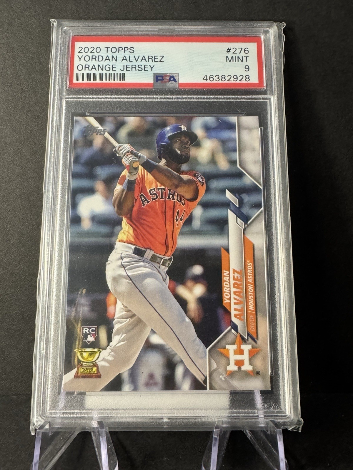 2020 Topps Chrome Yordan Alvarez PSA 9 Mint Rookie RC #200