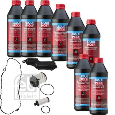 8 L Liqui Moly 8100 Getriebeöl FEBI Getriebefilter für Audi A4 Avant 2.0