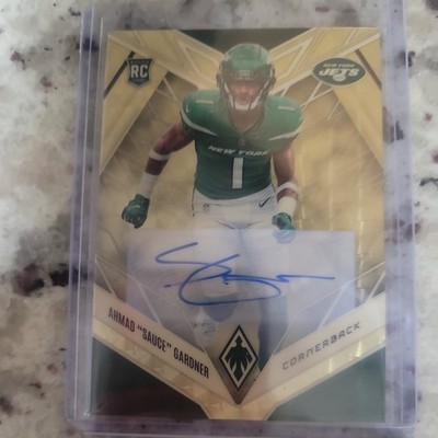 Ahmad "Sauce" Garner Autographed 1/1 2021 Panini Phoenix Gold Vinyl RC 