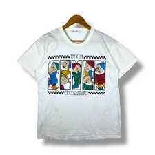 Vintage 90's Disney THE SEVEN DWARFS Snow White Cartoon Tee Shirt Free Size