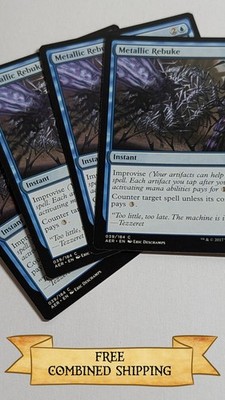 4x Metallic Rebuke Aether Revolt Regular