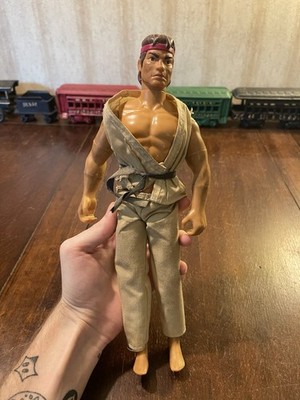 G.I. Joe Action Figure Street Fighter 2 RYU Doll 1992 Hasbro
