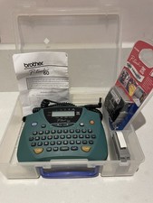 Brother P-Touch PT-65 Label Maker Handheld Printer w/ Case + 2x Tapes Working/