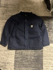 Carhartt Men's Canvas Jacket Size XL Navy Blue