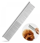 Pet Grooming Comb Stainless Steel – Long Hair Detangler & Fur Remover for Dogs