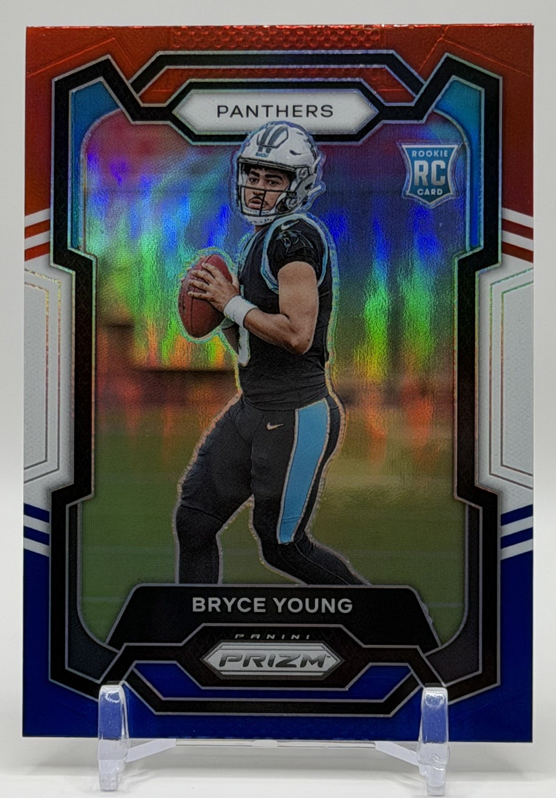 Bryce Young 2023 Panini Prizm #311 Red White Blue Prizm Rookie