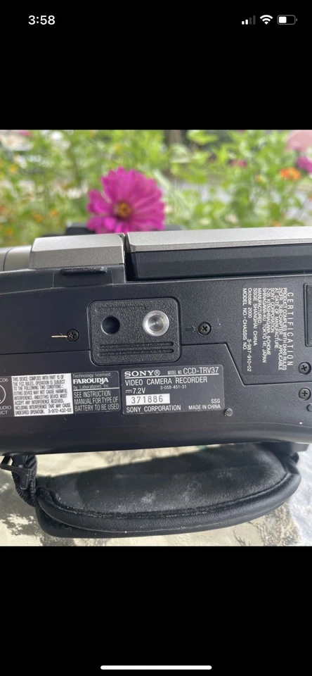 Sony Handycam CCD-TRV37 Vision Video8 Camcorder With Nightshot Tested & Works - Image 4 of 4