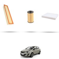 Hoffcar Wartungsset - 3 Filter FüR Opel Corsa D 1.0 48Kw Ab 2011