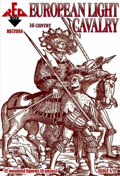 Red Box RB72084 - 1:72 European Cavalry, 16th Century, Set 1 - New