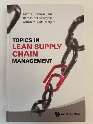 Topics Lean Supply Chain Management |Schneiderjans | Hardcover 2010 | Business