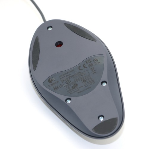 Logitech TrackMan Marble Mouse T BC21 USB Wired Gray Red Ball Ergonomic Tested - 第 5/6 張圖片