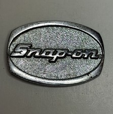 Snap-on Tools Belt Buckle Chrome on Solid Brass SPP-509 Made in USA