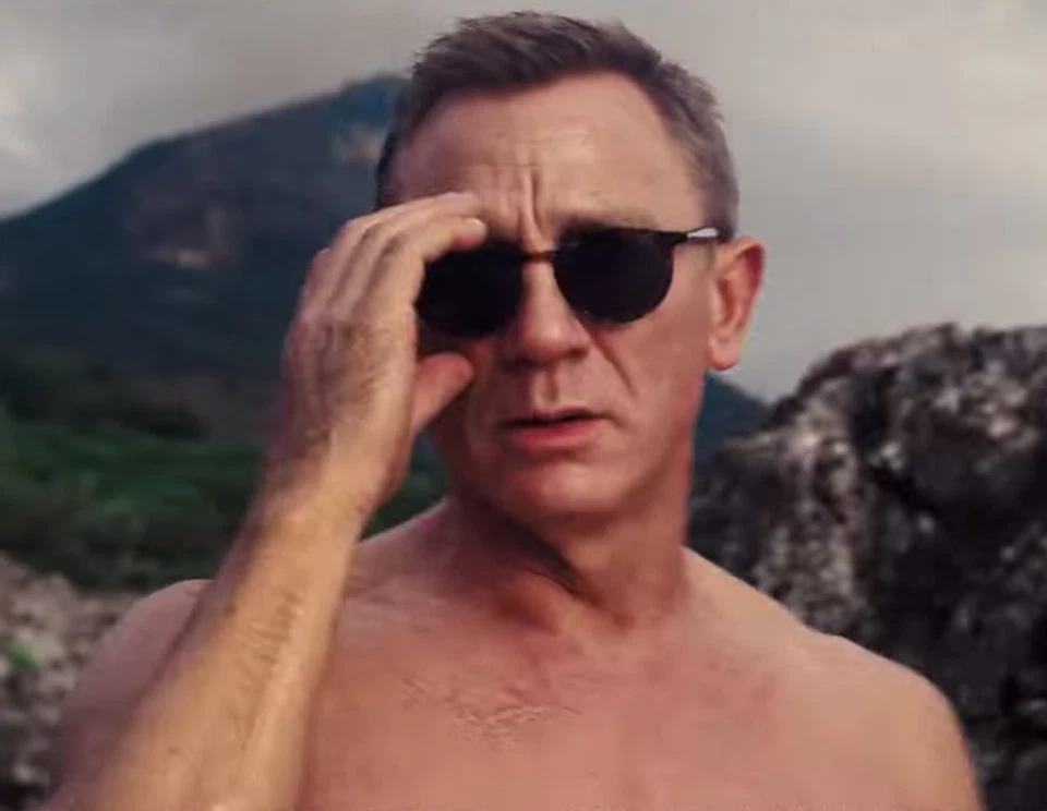 Barton Perreira Norton sunglasses. Crystal / marine blue. Daniel Craig Bond. - Image 4 of 4