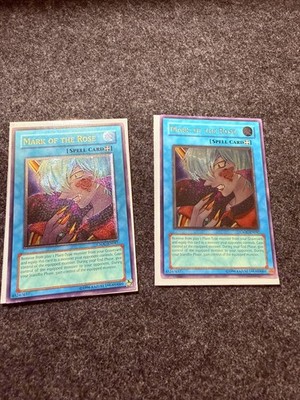 Zeichen der Rose CSOC-DE047 Ultimate Rare UNL Auflage YuGiOh Karte x2