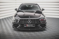 Maxton Design Frontlippe V.2 Passend FüR Mercedes-Amg CLA 45 Aero C118 Schwarz H