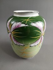 Vase Porzellan Spechtsbrunn NOSTALGIE handbemalt VINTAGE Retro DEKO Blumen alt!