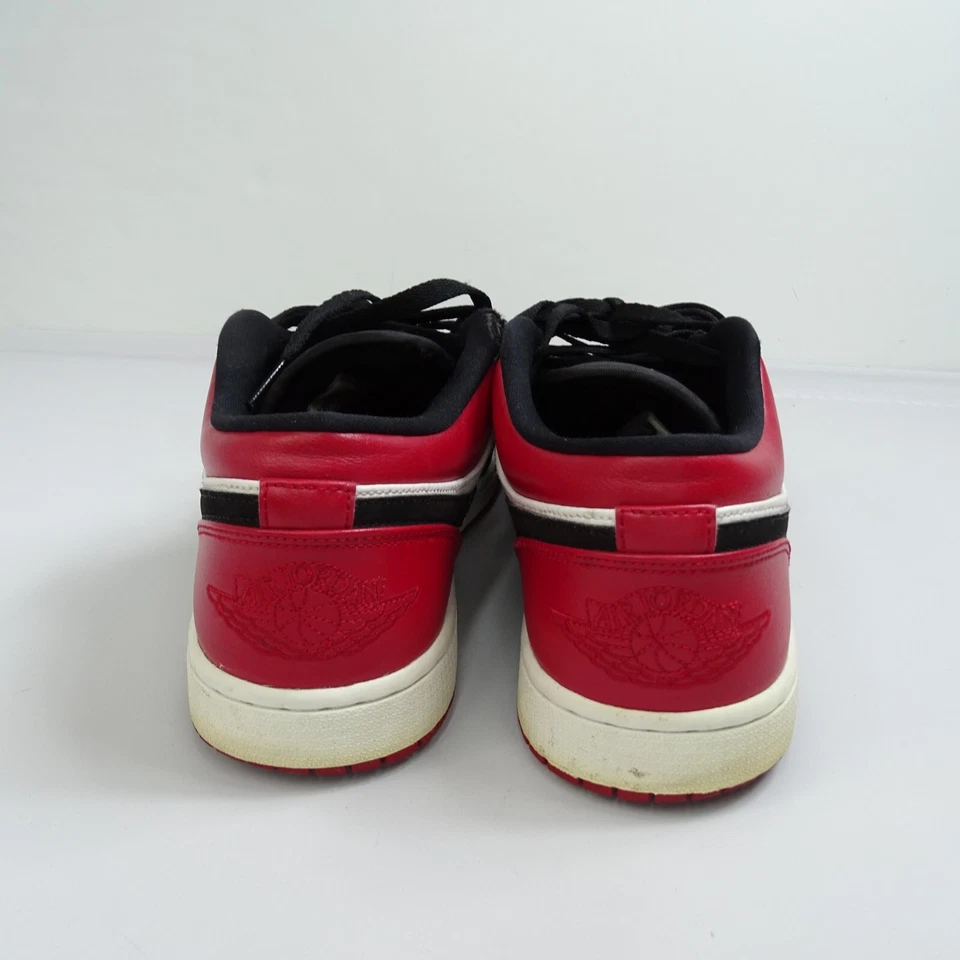 Nike Jordan 1 2019 puntera baja negra talla 10,5 usadas 553558 116 gimnasio rojo criado Foto 3 de 4