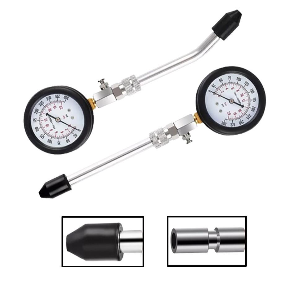 Multispecification pressure testing tool for automobile cylinder