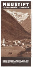Vintage Neustift Tirol Tyrol Austria Brochure Travel Tourist Photo Images 1950s