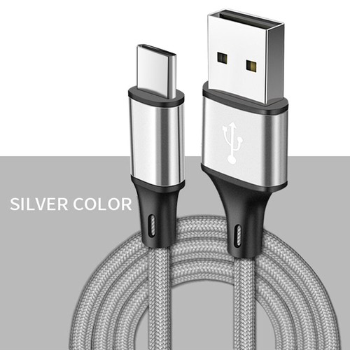 Braided USB C Type-C Fast Charging Data Charger Cable Cord for S23 S22 A03s A14 - Picture 9 of 17