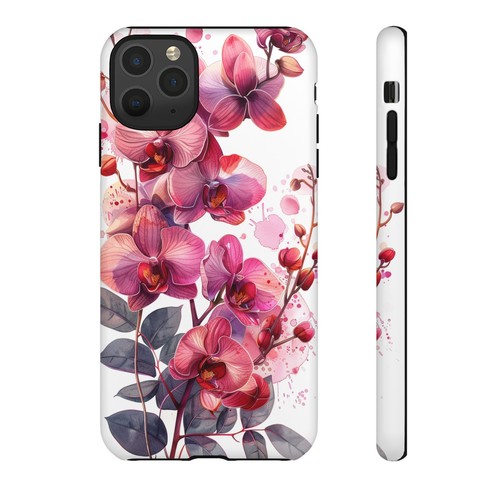Pink Orchid Blossom Flower Phone Case for iPhone, Samsung Galaxy, Pixel - 第 75/139 張圖片