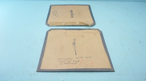 PAR DE PANELES TRASEROS SUPERIORES ASIENTO DELANTERO MERCEDES-BENZ W114 W115 AZUL - Imagen 5 de 8