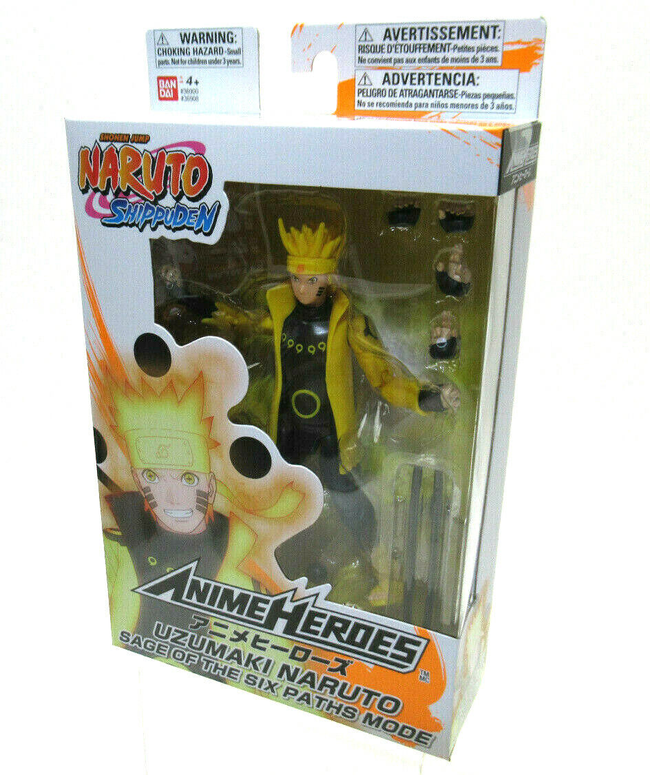 Best Buy: Bandai Anime Heroes Naruto 6.5 Action Figure Uzumaki Naruto Sage  of Six Paths Mode 36908