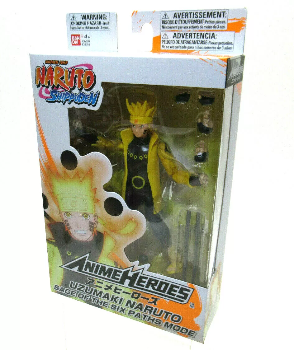  ANIME HEROES - Naruto - Naruto Uzumaki Sage of Six Paths Mode  Action Figure : Everything Else