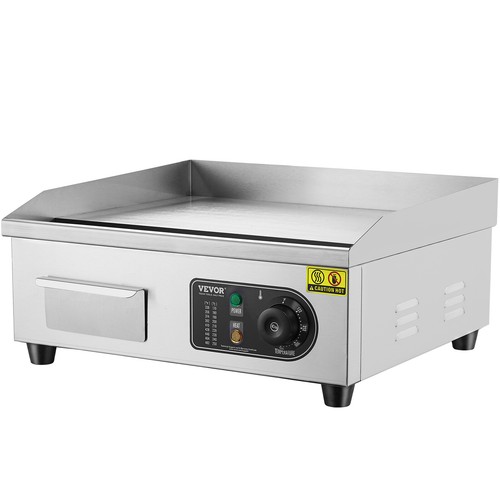 VEVOR Fry Top Elettrico Commerciale 2800W Grill Banco Superficie Piatta 50-300°C - Foto 9 di 12