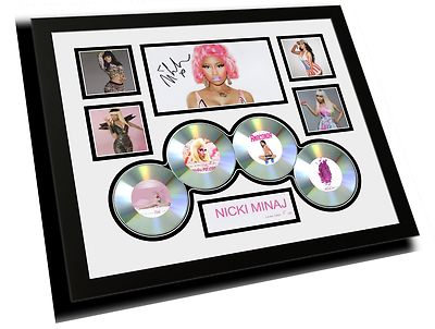 NICKI MINAJ SIGNED LIMITED EDITION FRAMED MEMORABILIA | eBay Australia