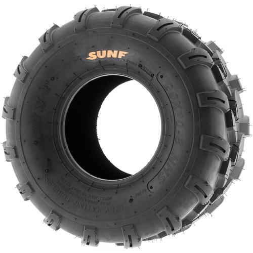 SunF 20x10-8 ATV UTV Muddy Sandy Tire  20x10x8 Mud Sand  6 PR A003 - Pair of 2 - Picture 3 of 12
