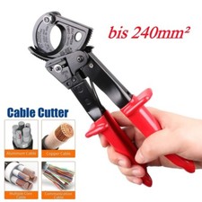 Ratsche Kabelschere Kabelschneider Drahtschere bis 240mm² Kabel Schneider-Schere
