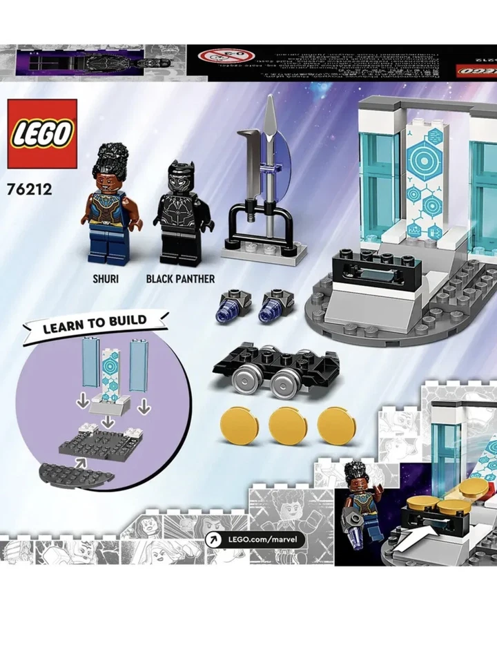 Lego 76212 Black Panther Shuris Lab Marvel  Retired Set Sealed New - Image 4 of 4